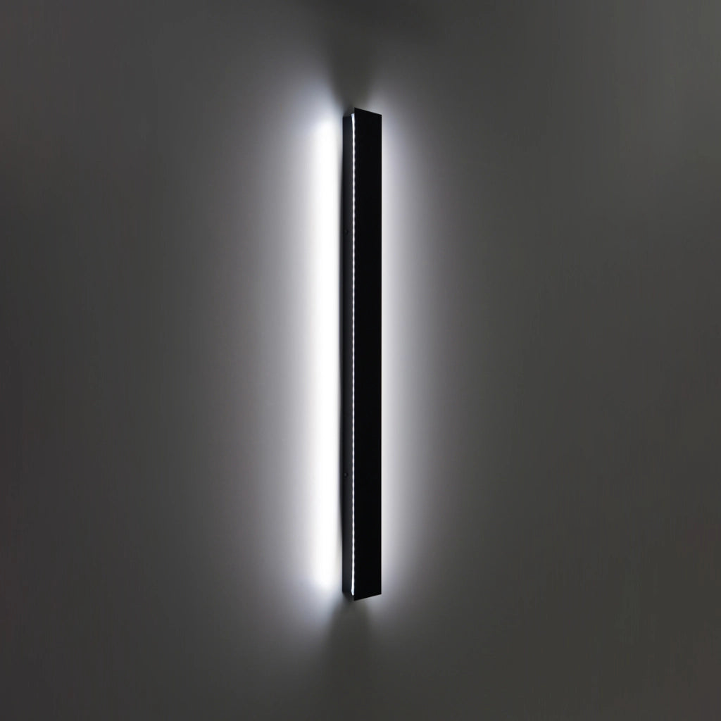 Applique esterna moderna nera 120cm LED 29W Italux Mutti
