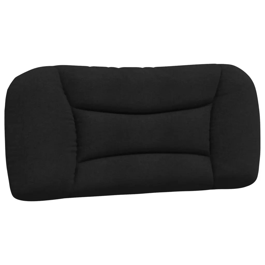 Letto con Materasso Hvar Nero 90x190 cm in Tessuto