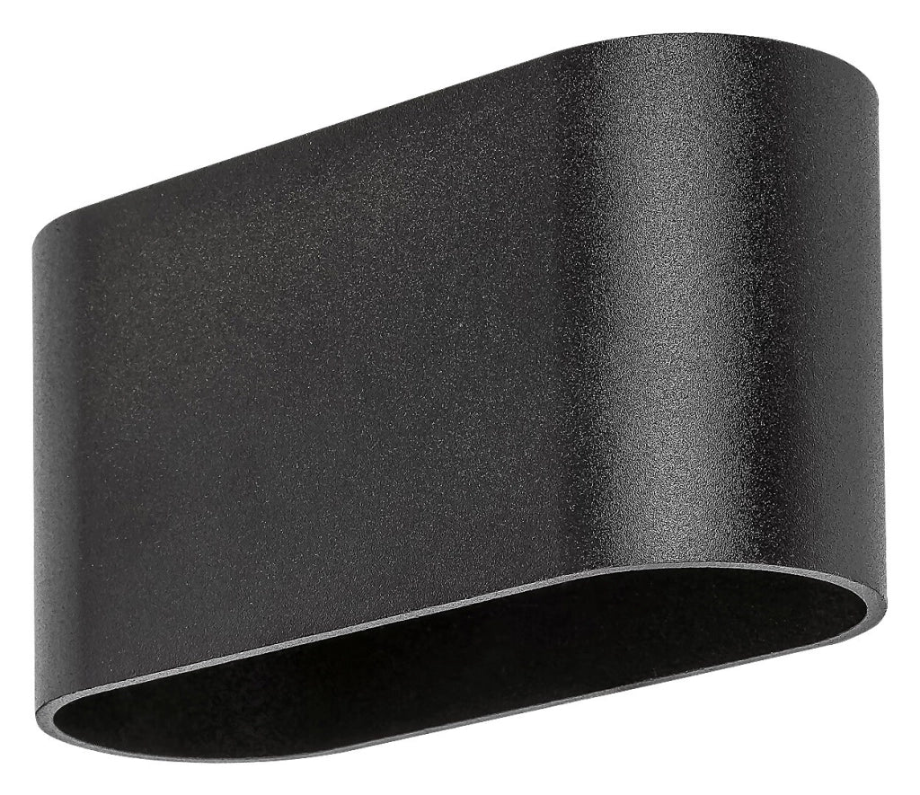 Applique moderna G9 1 luce nero opaco Kaunas Rabalux