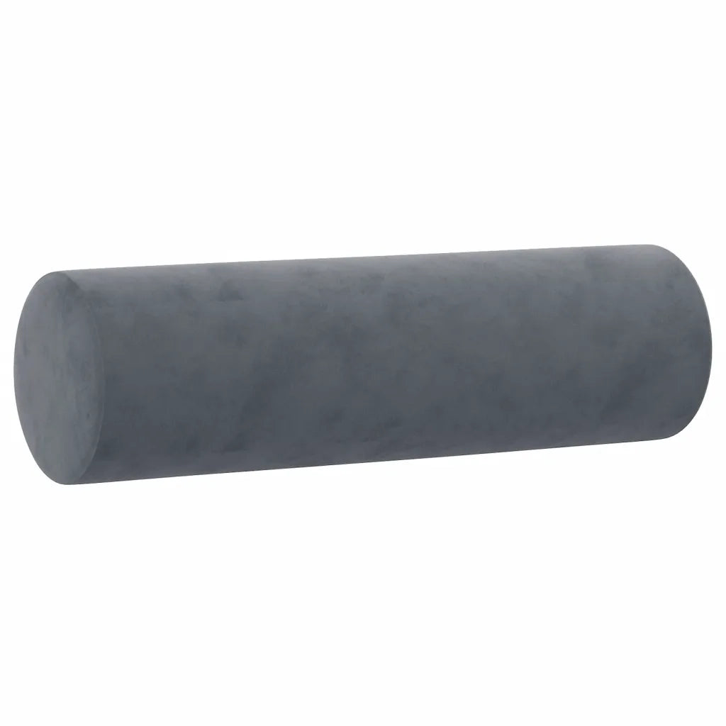 Set di Divani 4 pz con Cuscini Grigio Scuro in Velluto 3201965