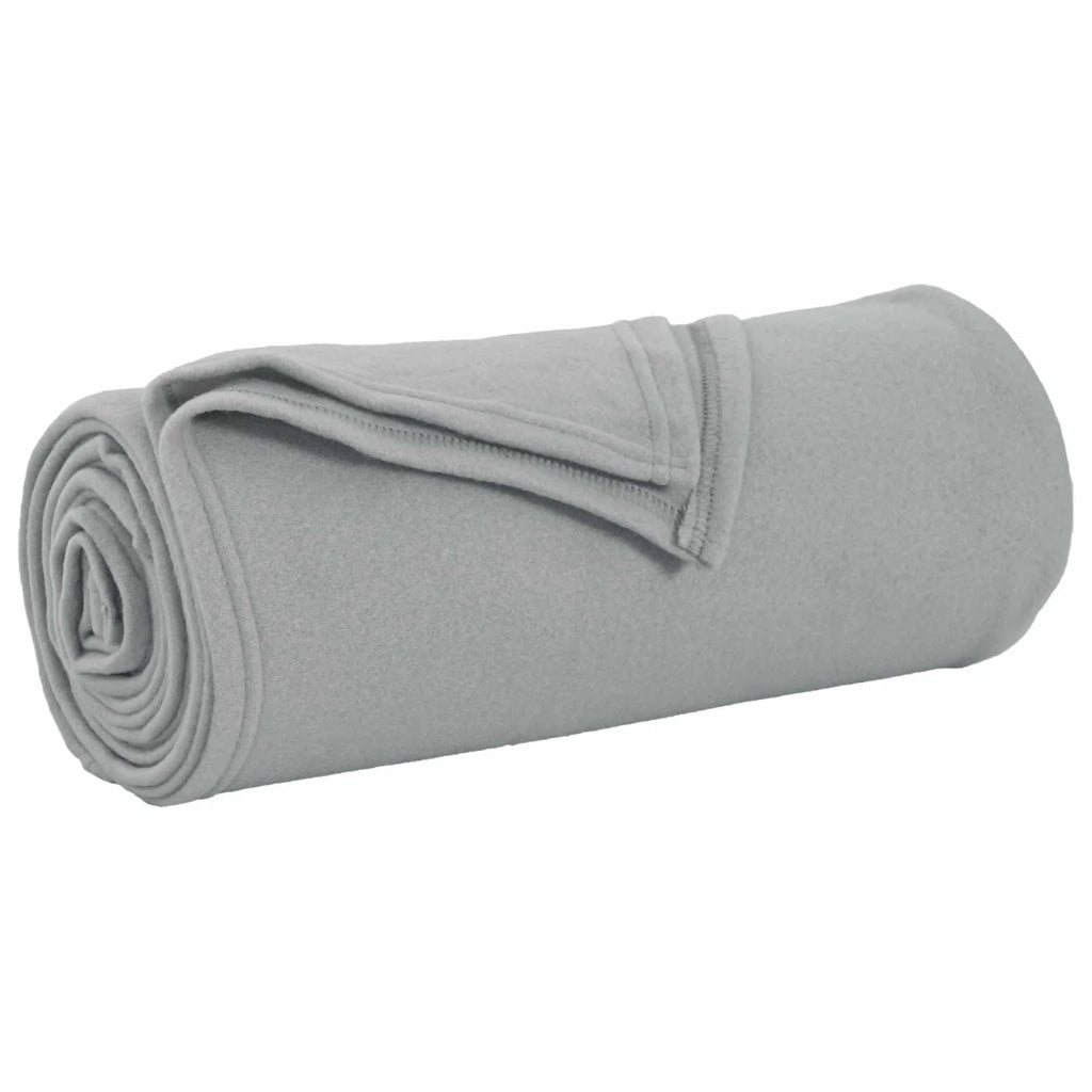 Coperte da Pile 24 pz Grigio 270 x 240 cm Panno