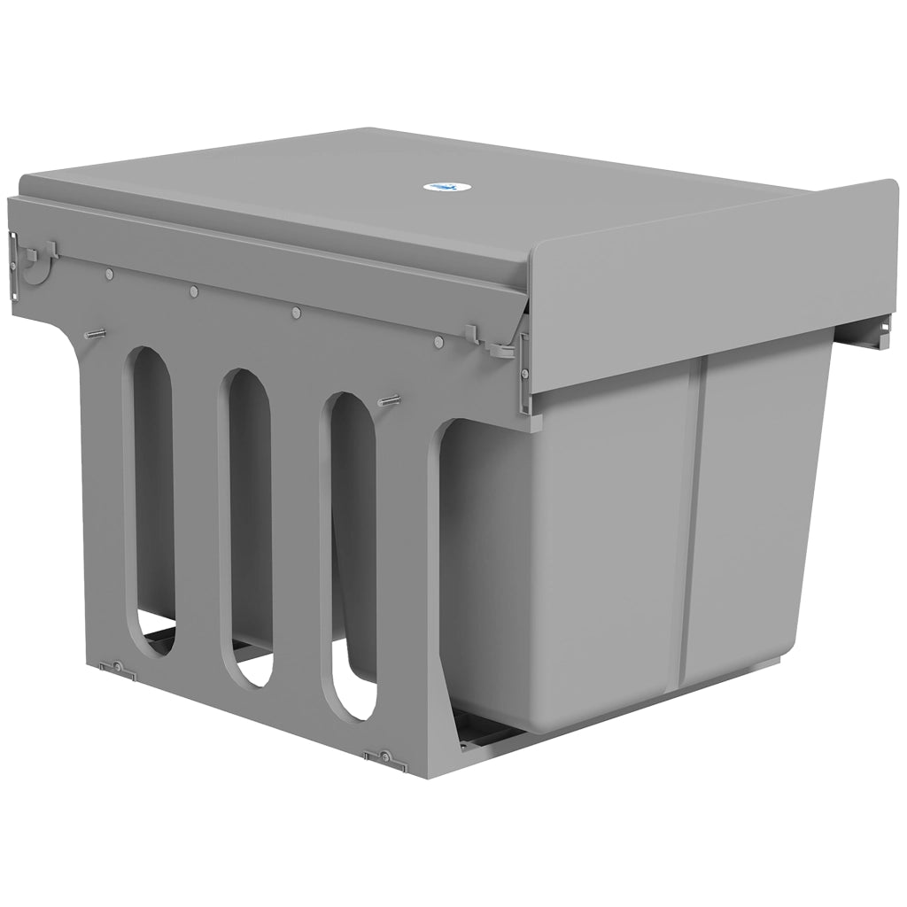 Cestino Sottolavello 3 Contenitori ¨C Minimal ¨C Grigio Chiaro 31L