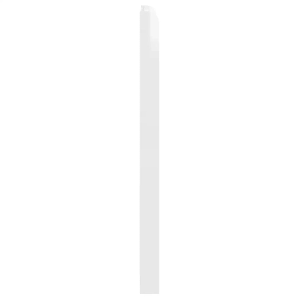 Testiera Letto Bianco Lucido Legno ingegnerizzato 889759