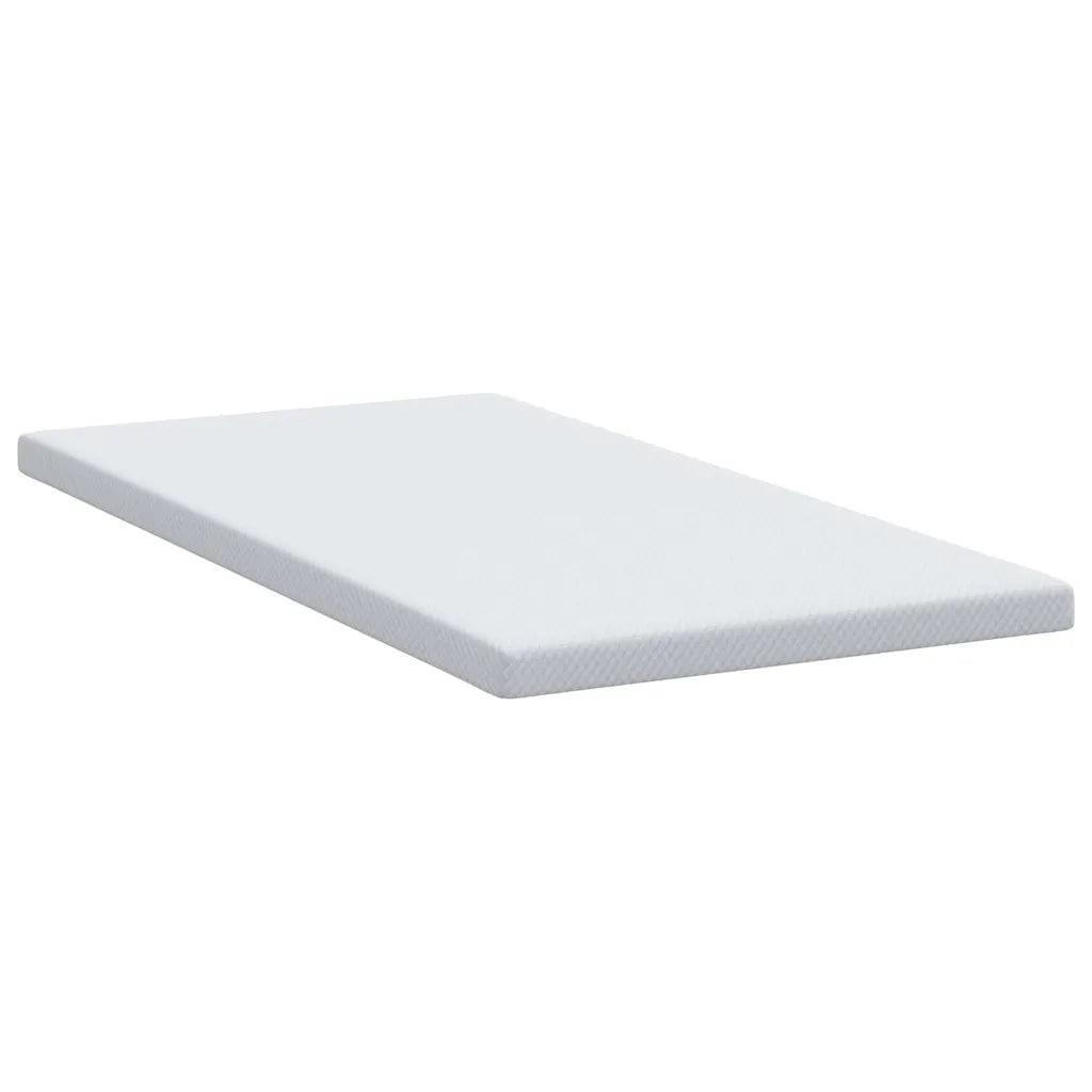 Topper per materasso Bianco 100 x 200 cm Tessuto Jacquard 4106235