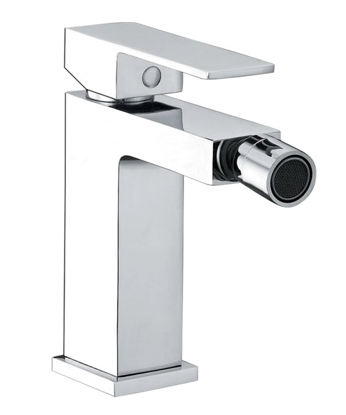 Miscelatore bidet bagno monocomando, cromo, moderno Sicena Quarik