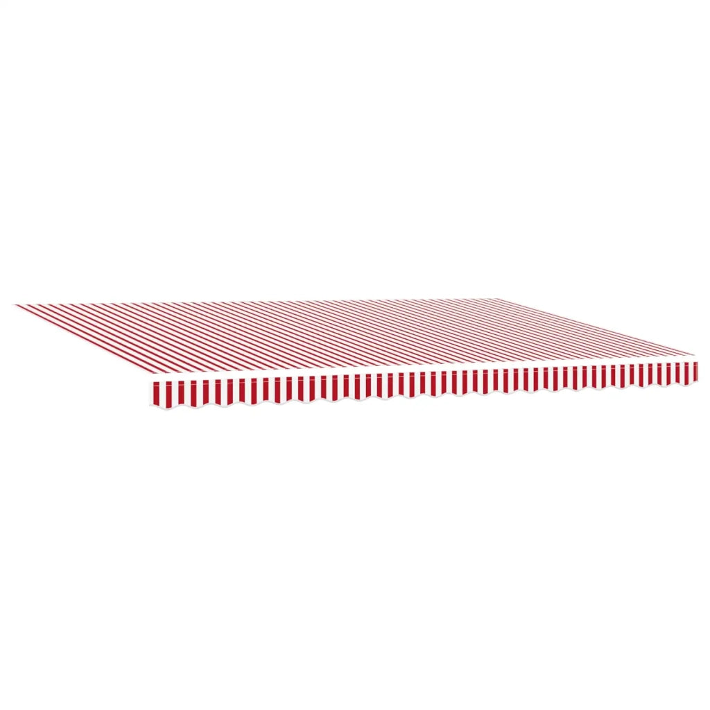 Tenda Retrattile Rosso e Bianco 500 × 350 cm 3331499