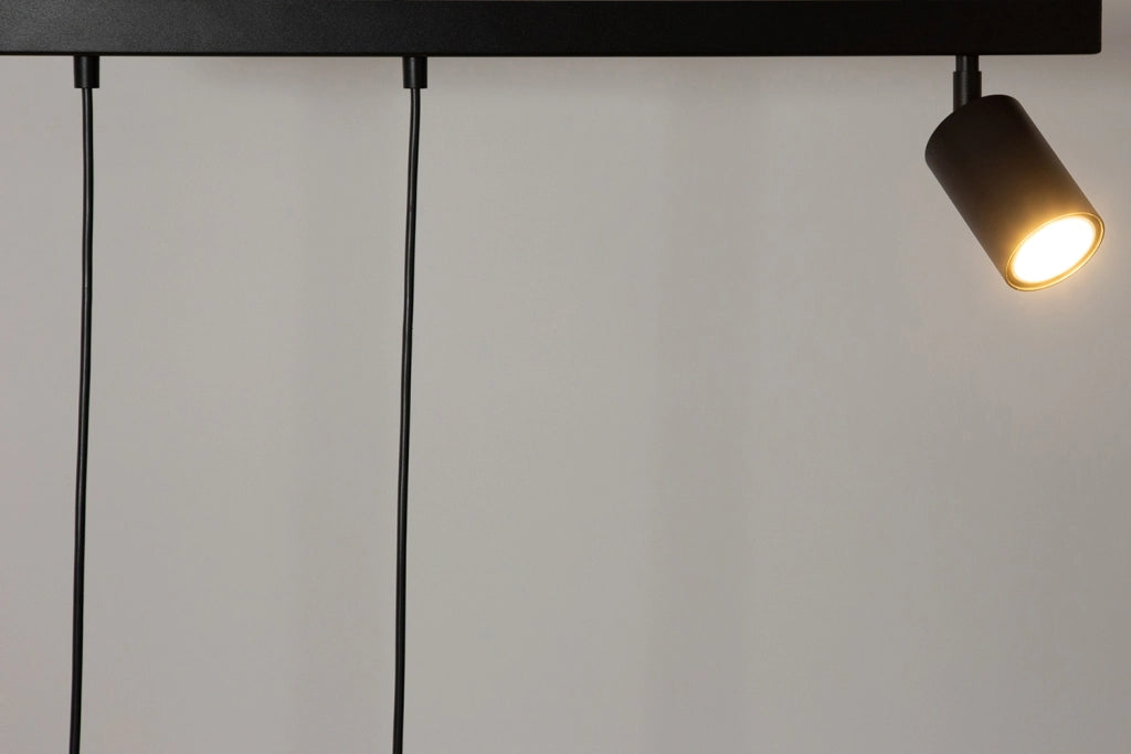 Lampada a sospensione moderna nera Tavira 3 luci Sigma