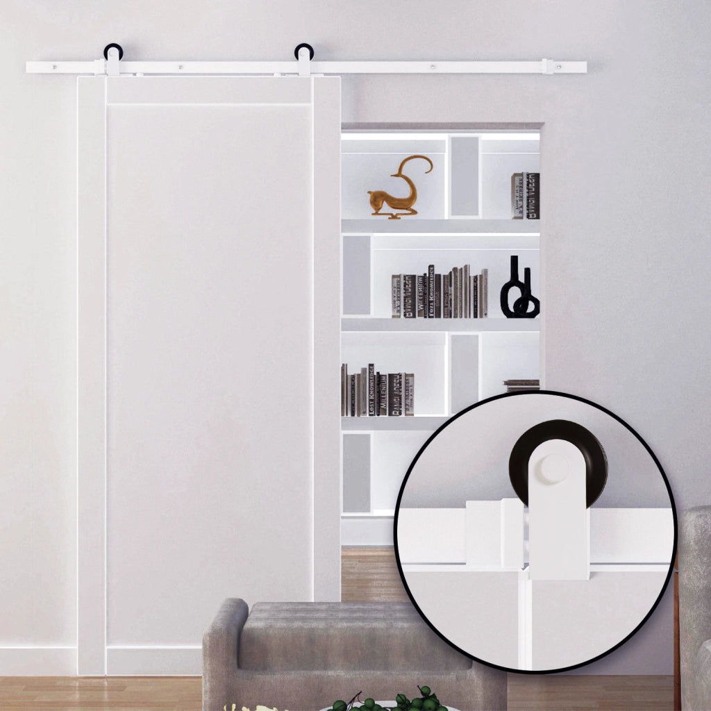 Porta Scorrevole con Binario 183cm ¨C Minimal ¨C Bianco