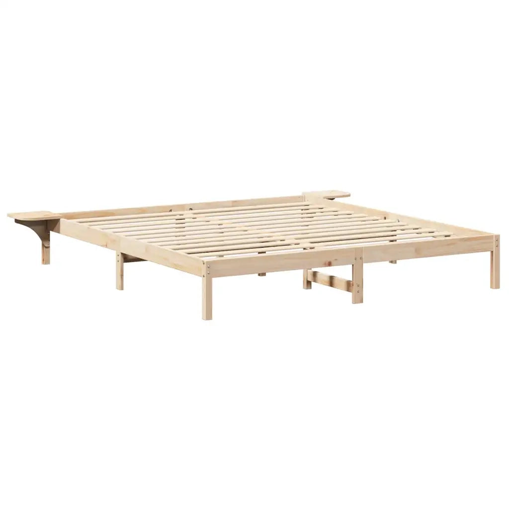 Struttura del letto Naturale 180 x 200 cm Pino massello 873178