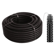 tubo corrugato piegh. con tirafilo diam.20-mt100