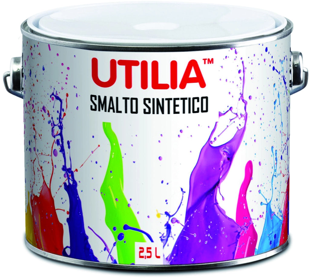 Utilia SMALTO SINTETICO lt. 2,5 Bianco opaco 2.00 pz