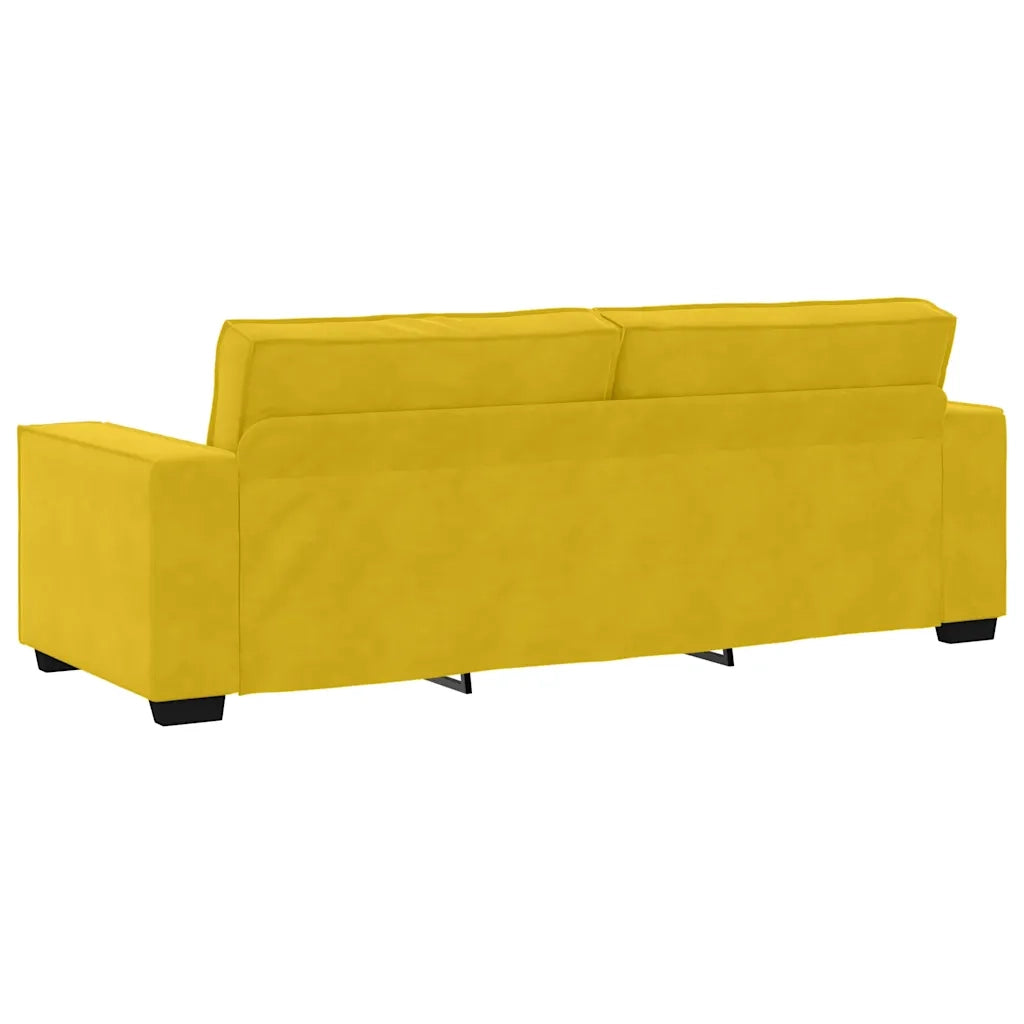 Set di Divani 2 pz con Cuscini giallo in Velluto 3324706