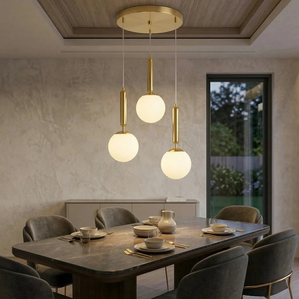 Lampada A Sospensione Da Soffitto G179-3cp Gold