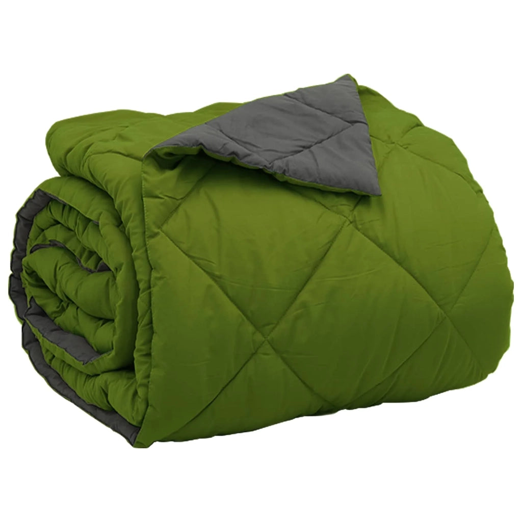 Piumone Completo Annuale Verde e Antracite 200 x 200 cm 42025563