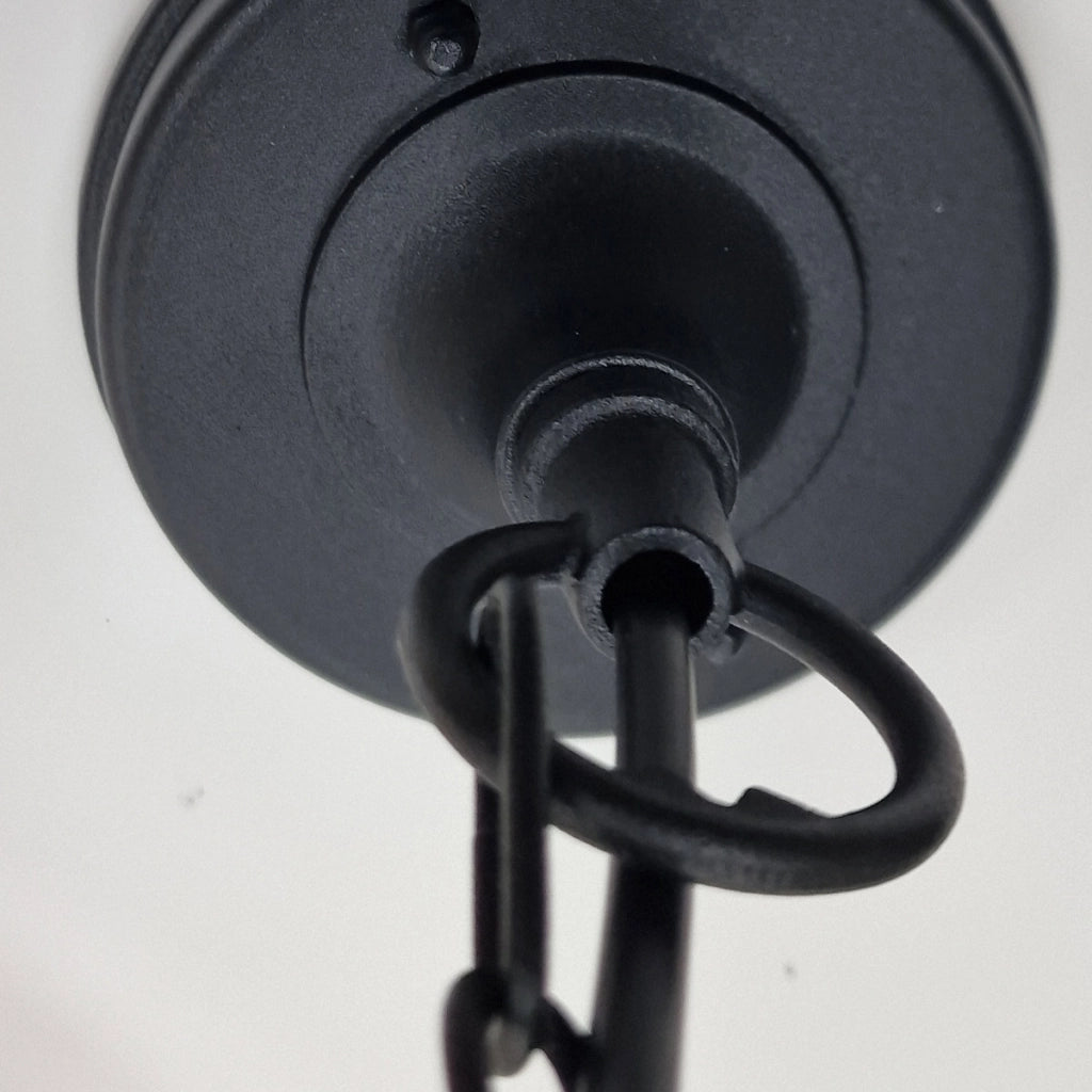 Lampada sospensione esterna nera Parish Mini E27 60W Elstead