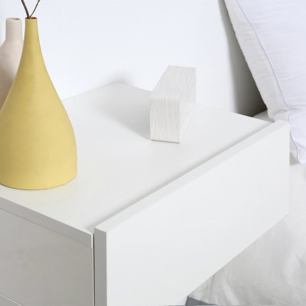 Comodino a Parete con Cassetto ¨C Minimal ¨C 40x30x15 Bianco