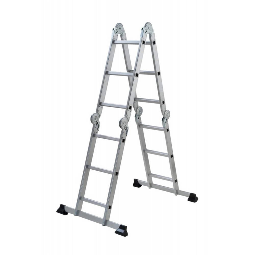 Scala Multiposizione con Piattaforma in Alluminio Multipla Gierre