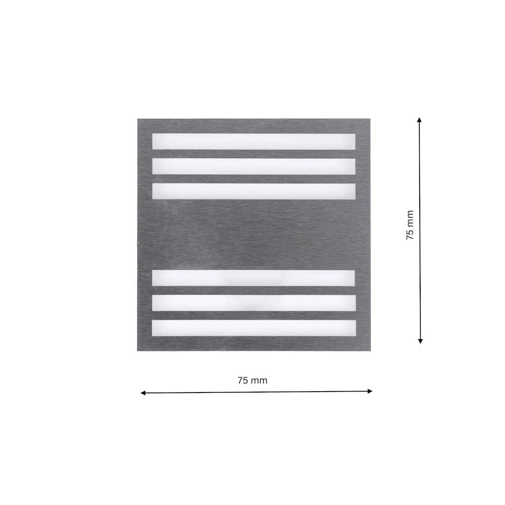 Lampada segnapasso LED Eko-Light Pepers 0,6W 4000K argento