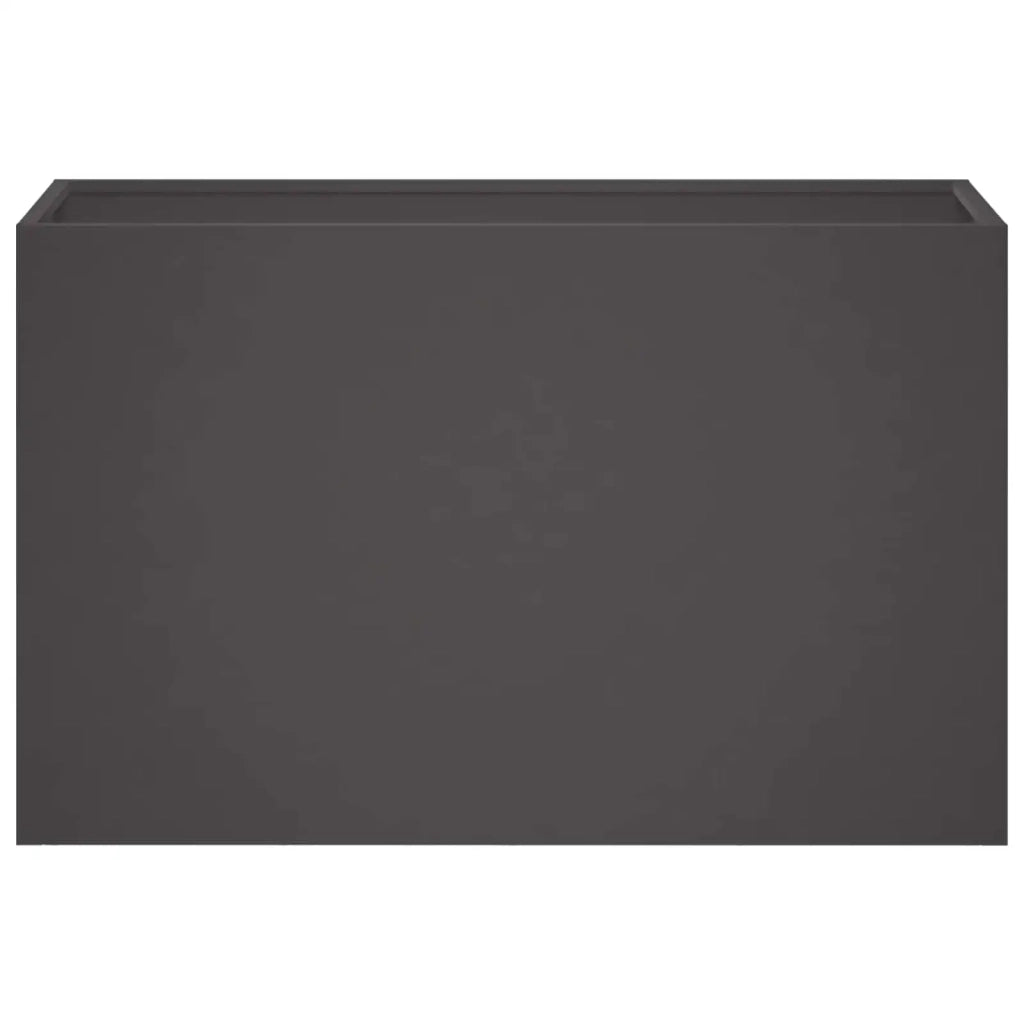 Vaso da giardino 2 pz Nero 80 x 40 x 50 cm 8005709