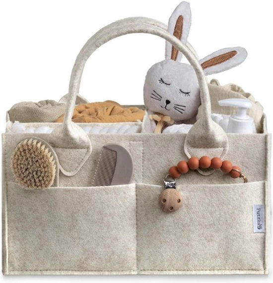 Organizzatore per Luoghi di Ricovero - Grande Cassetto Bianco per Camera da Bambino - Essenziale per la Culla di Ricovero - Regalo di Nascita Universale