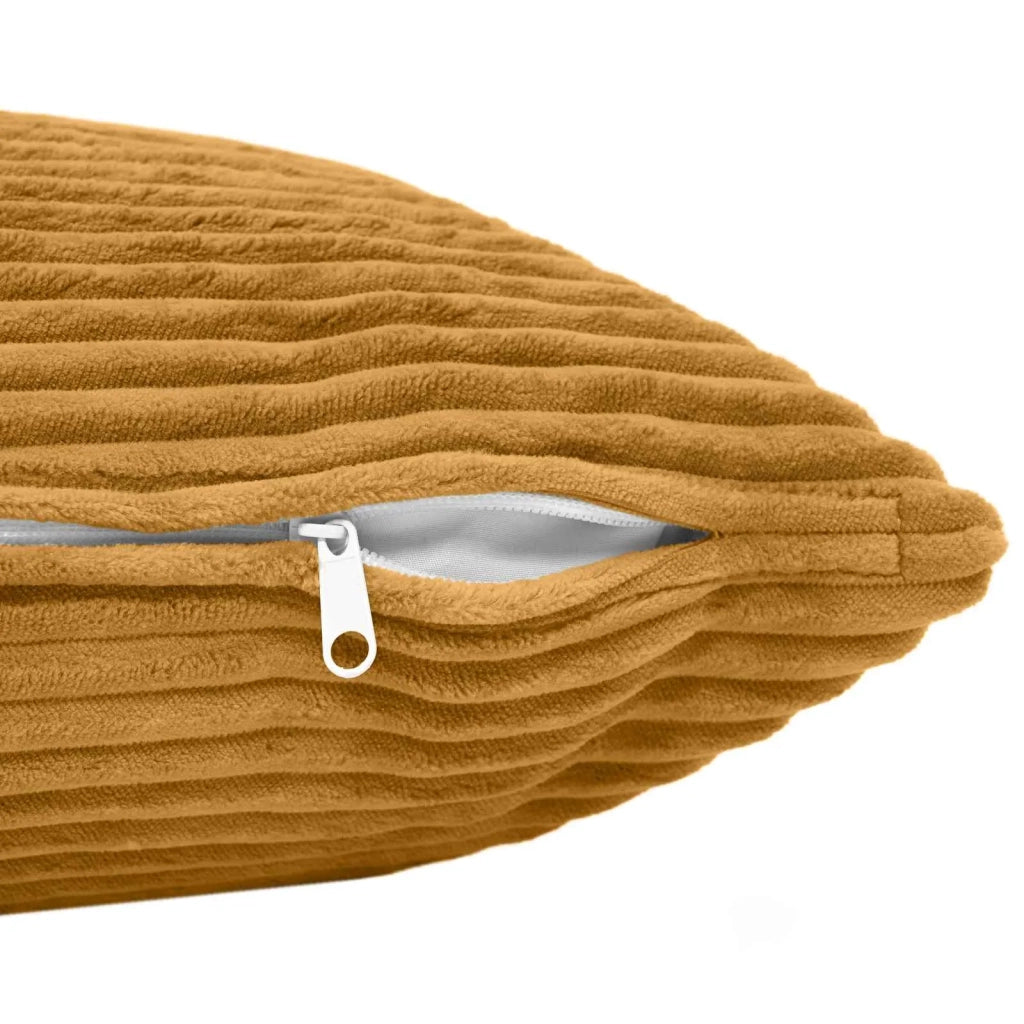 Federa 12 pcs HEERLEN Giallo 50 x 50 cm corduroy 910896