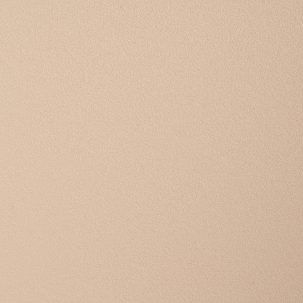 Set di 2 sedie da pranzo con seduta in materiale sintetico beige e struttura in metallo cuscino in stile minimalista scandinavo