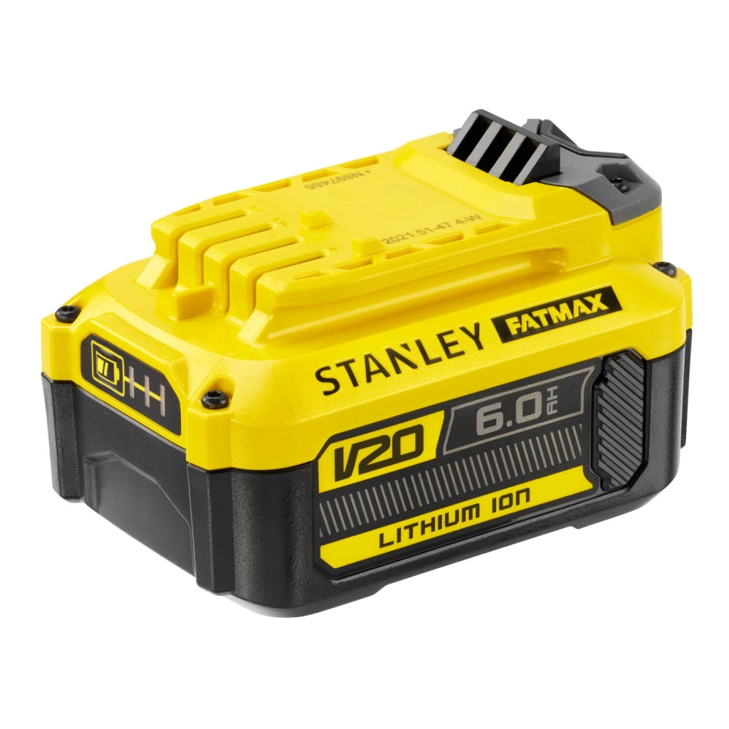 Stanley SFMCB206 18V 6,0 Ah Fatmax V20 Battery – Batteria al Litio 18 V 6,0 Ah