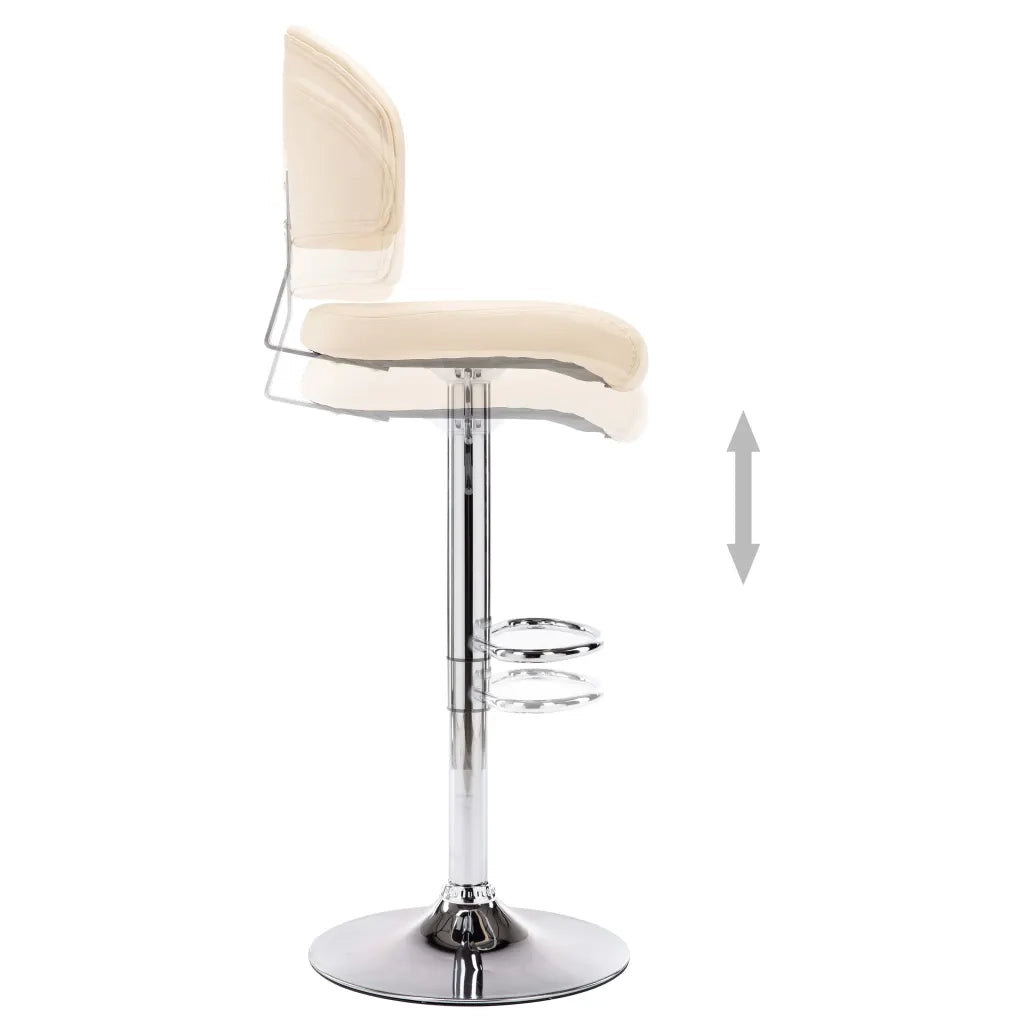 Sgabello da Bar Crema in Similpelle 249648