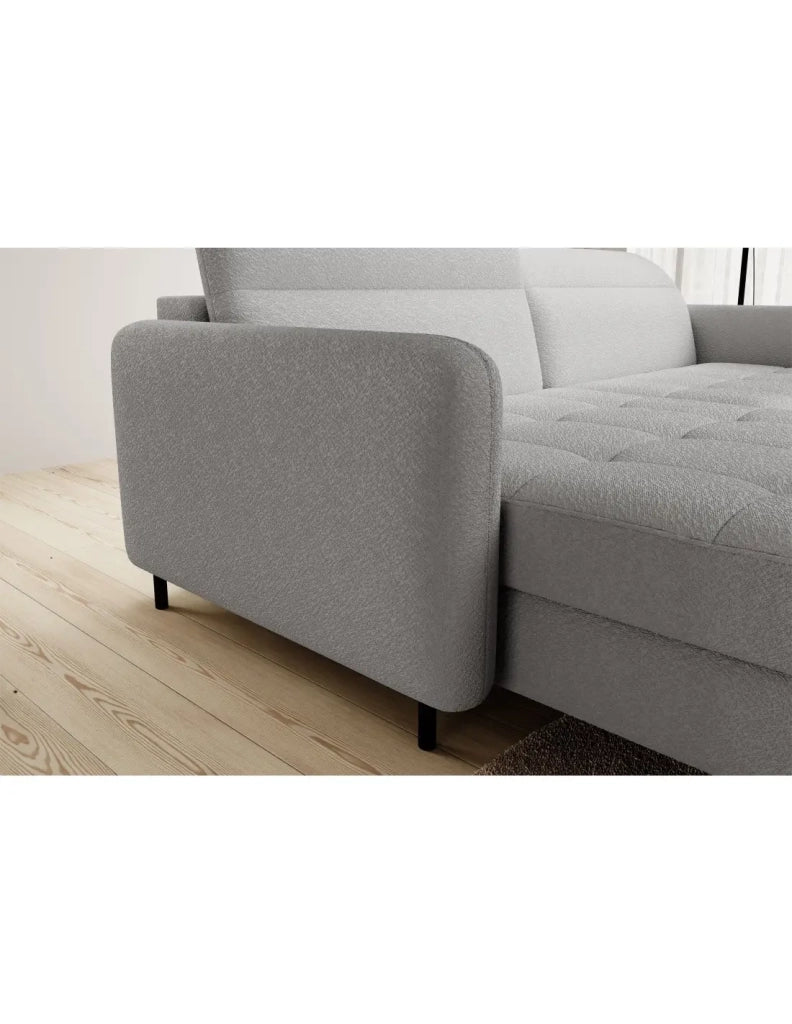 Divano ad angolo collezione GOUMSI colore Grigio chiaro