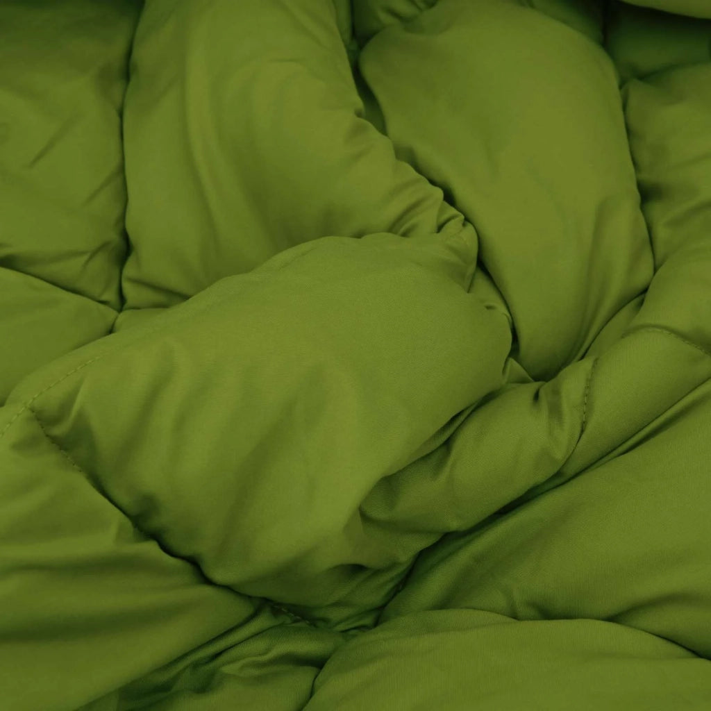 Duvet Invernale Verde 155 x 220 cm Microfibra 42025675