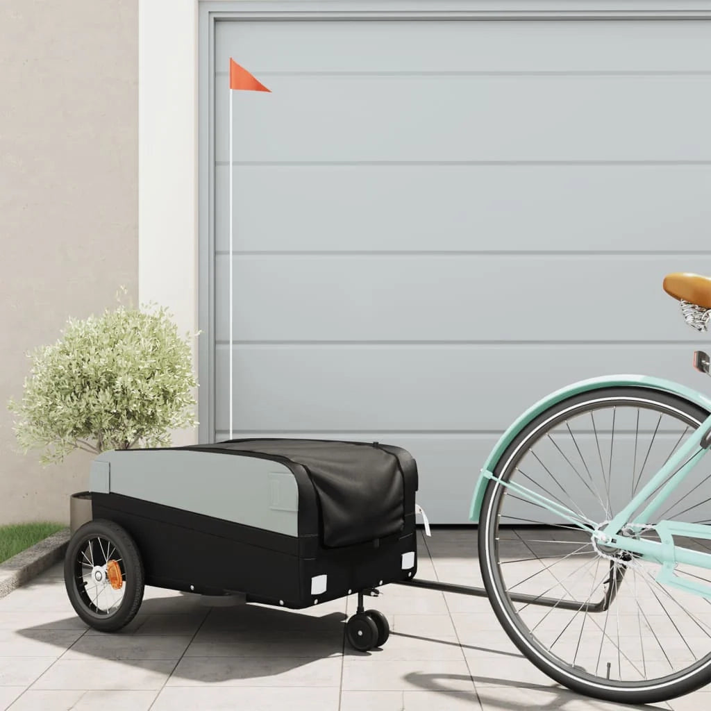 Rimorchio per trasporto biciclette 30 kg ferro nero 02_0044070