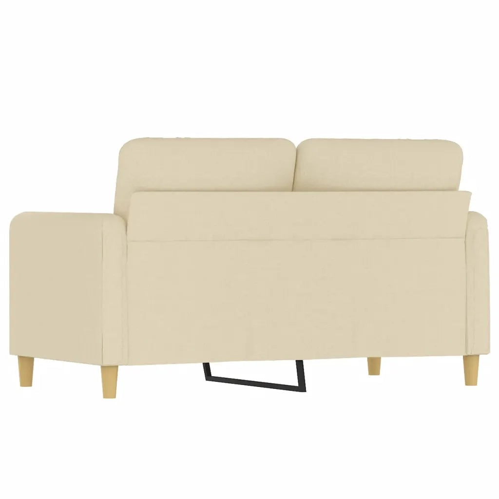 Divano a 2 Posti-Sofa 2 Posti Crema 120 cm in Tessuto 450515