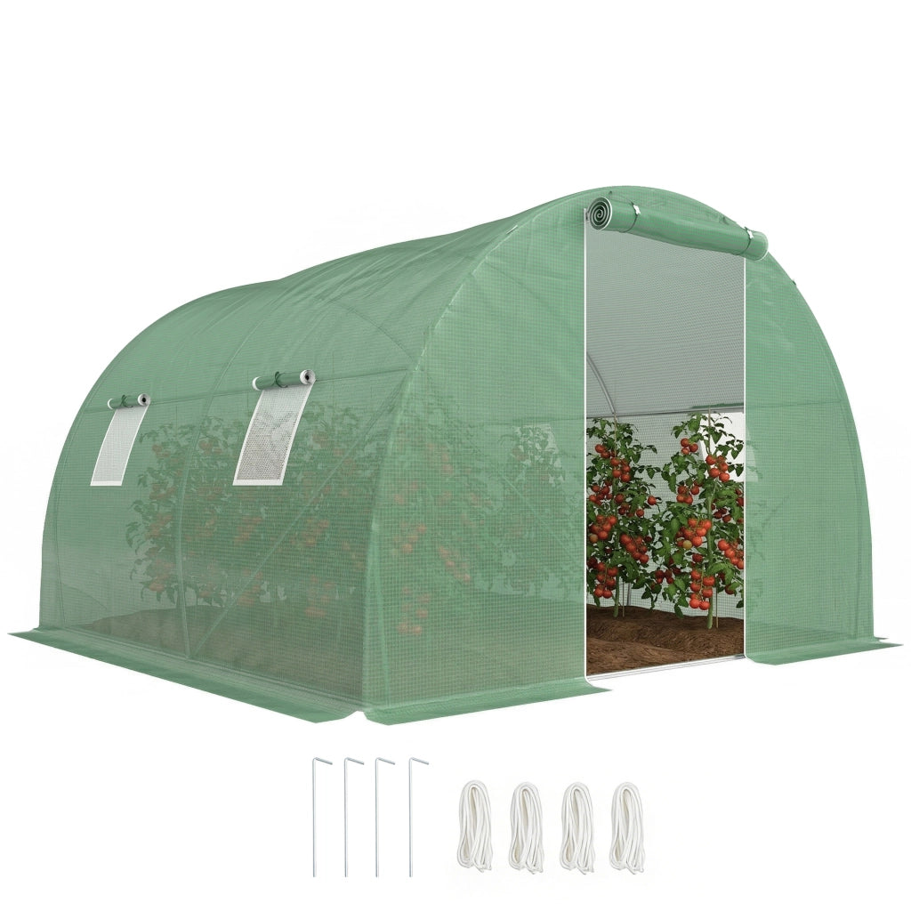 Serra da Giardino ¨C Minimal ¨C Verde 3x3x2m con Finestre