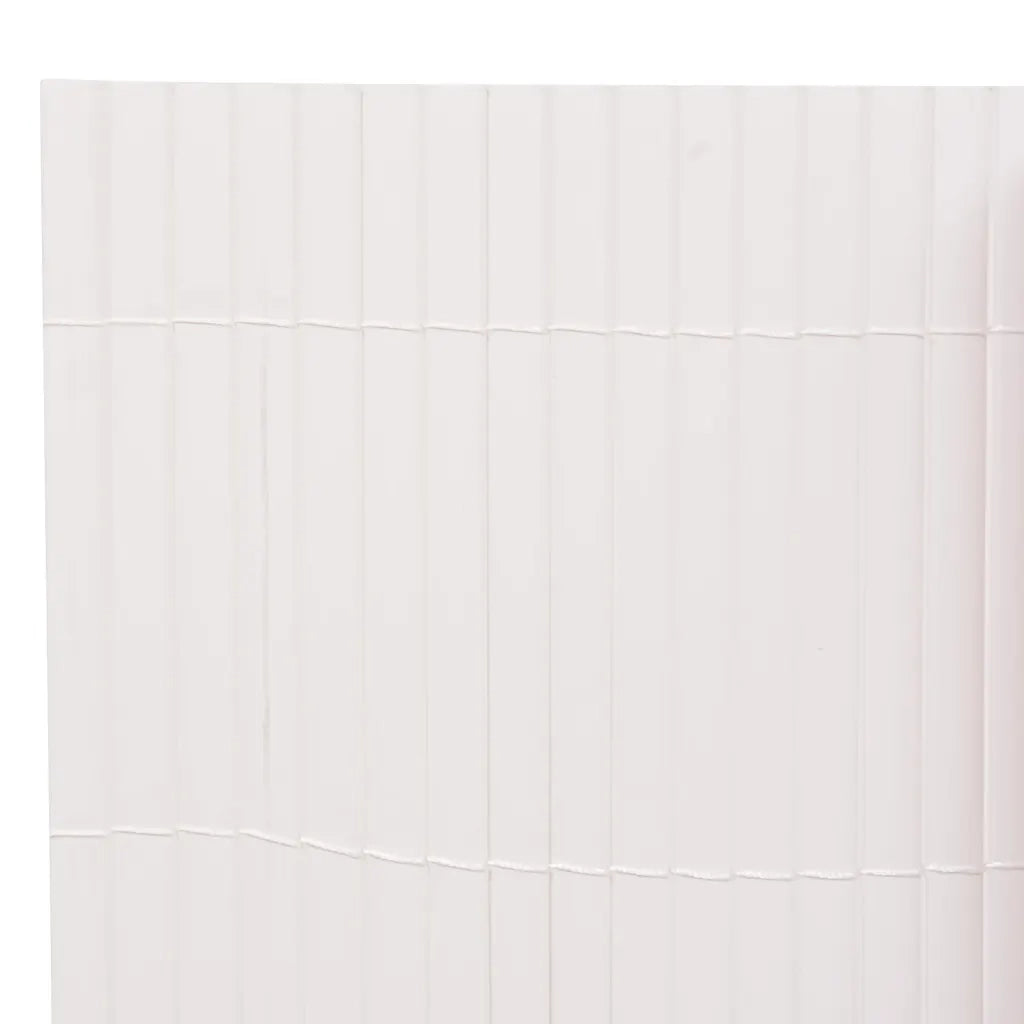 Recinzione da Giardino a Doppio Lato 90x500 cm Bianca cod mxl 78377