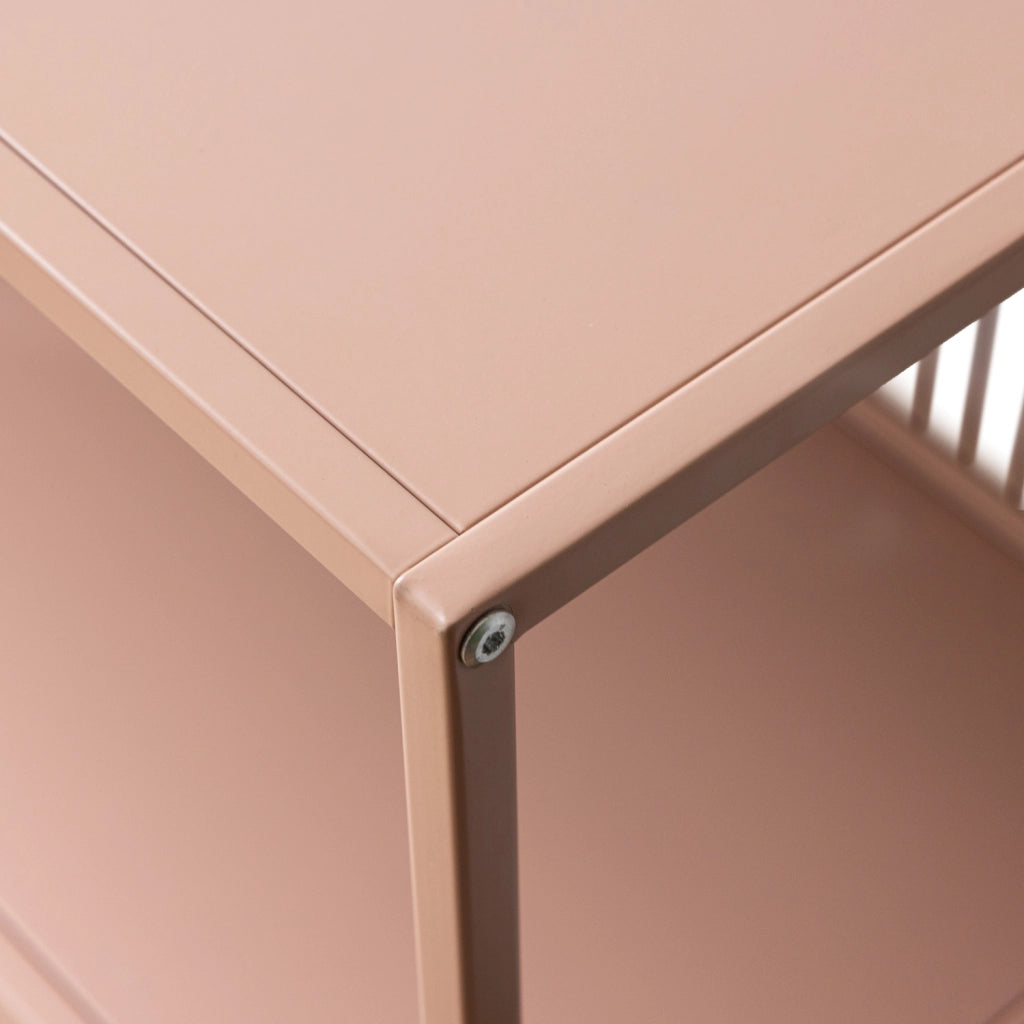 Scaffale in metallo rosa antico EMILIA