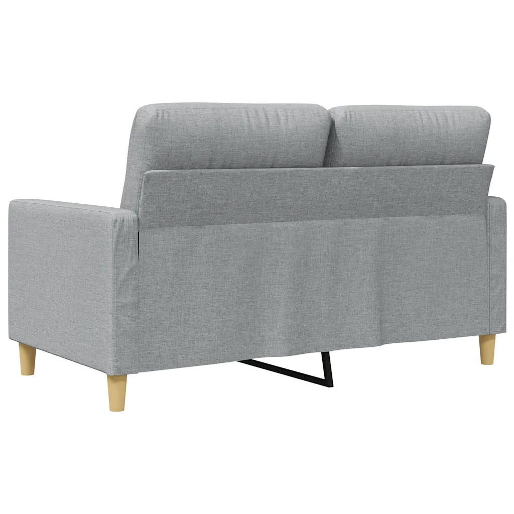 Divano a 2 Posti-Sofa 2 Posti Grigio Chiaro 120 cm in Tessuto 489982