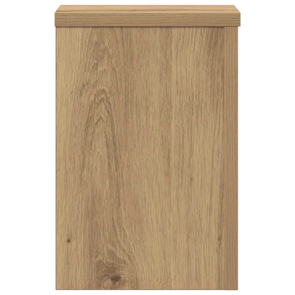 Supporti per Piante 2 pz Rovere 20x20x30 cm in Multistrato 852905