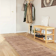 Runner Tappeto MARSA Bianco 100 x 250 cm Poliestere e PVC 42023317