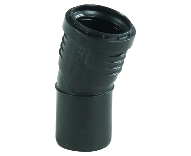 CURVA 15  ° AD INNESTO IN PP CON GUARNIZIONE SERIE SILENT  EE ¸110   GEBERIT