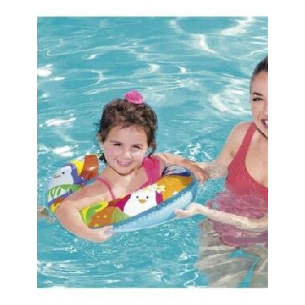 Trade Shop - Salvagente Avventure Marine Gonfiabile 51cm Piscina Bambini Estate 36113 3colori -