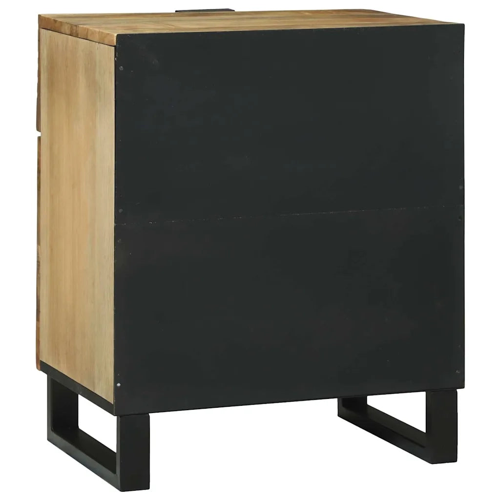 Comodino | Armadio da Notte | Mobiletto da notte Naturale 50 x 33 x 60 cm Legno ingegnerizzato