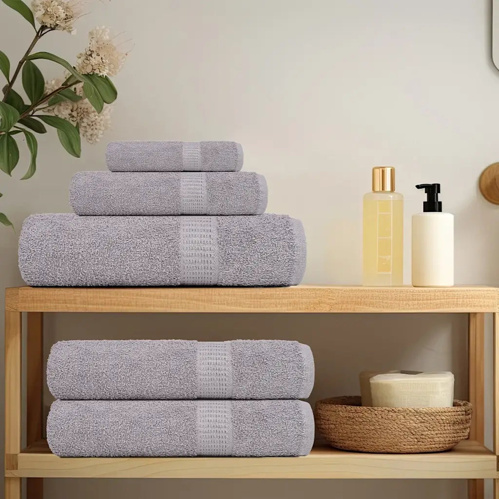 Asciugamani FROGN 2 pz Grigio 50x100 cm 360 g/m² 136830