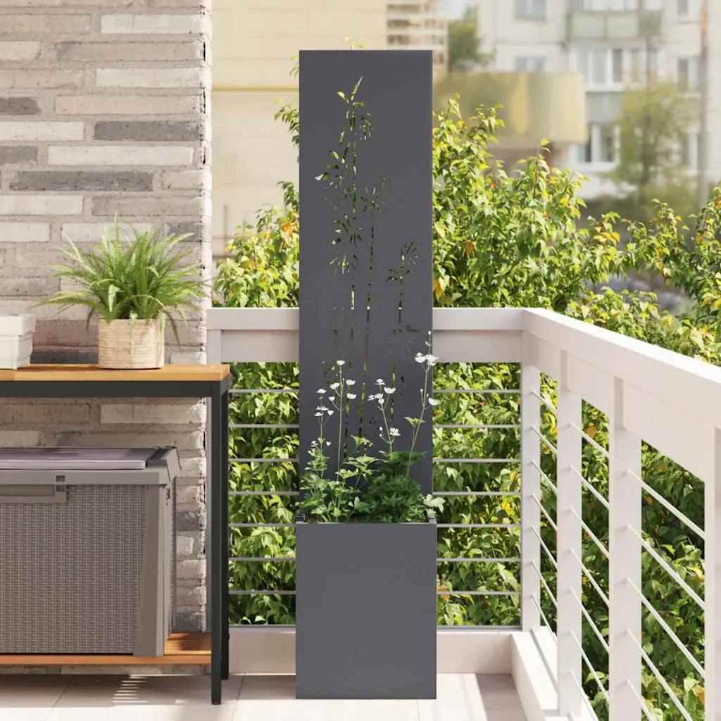 Schermo per privacy in giardino Floreale Antracite 32 x 140 cm CFW4473426