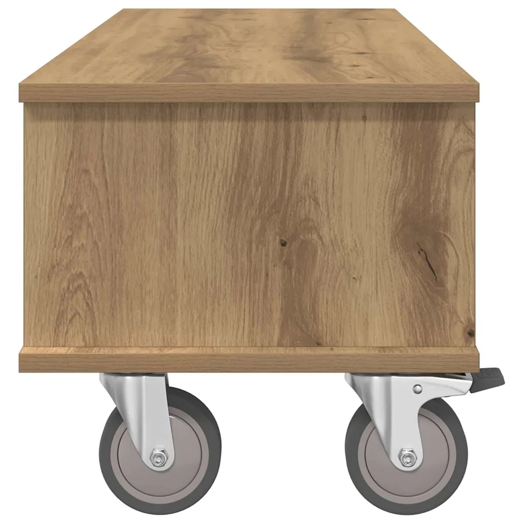 Supporto TV | Armadietto TV | Mobile Porta TV Rovere artigianale 100 x 35 x 35 cm