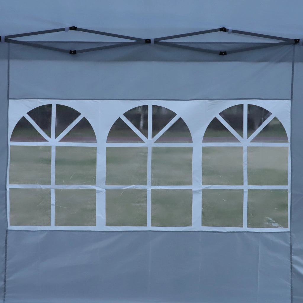 Gazebo Pieghevole 3x3m ¨C MINIMAL ¨C Impermeabile, Acciaio, 4 Pareti, UV 50+, Giardino