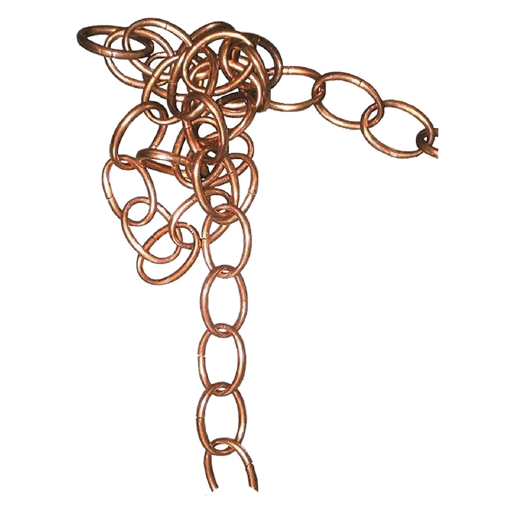 Catena ornamentale ovale 30 mt, bronzata