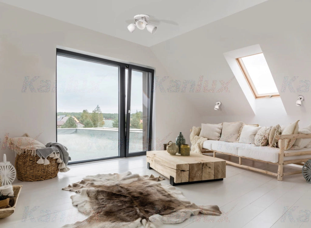 Plafoniera regolabile Kanlux Derato bianca 3xE14 8W