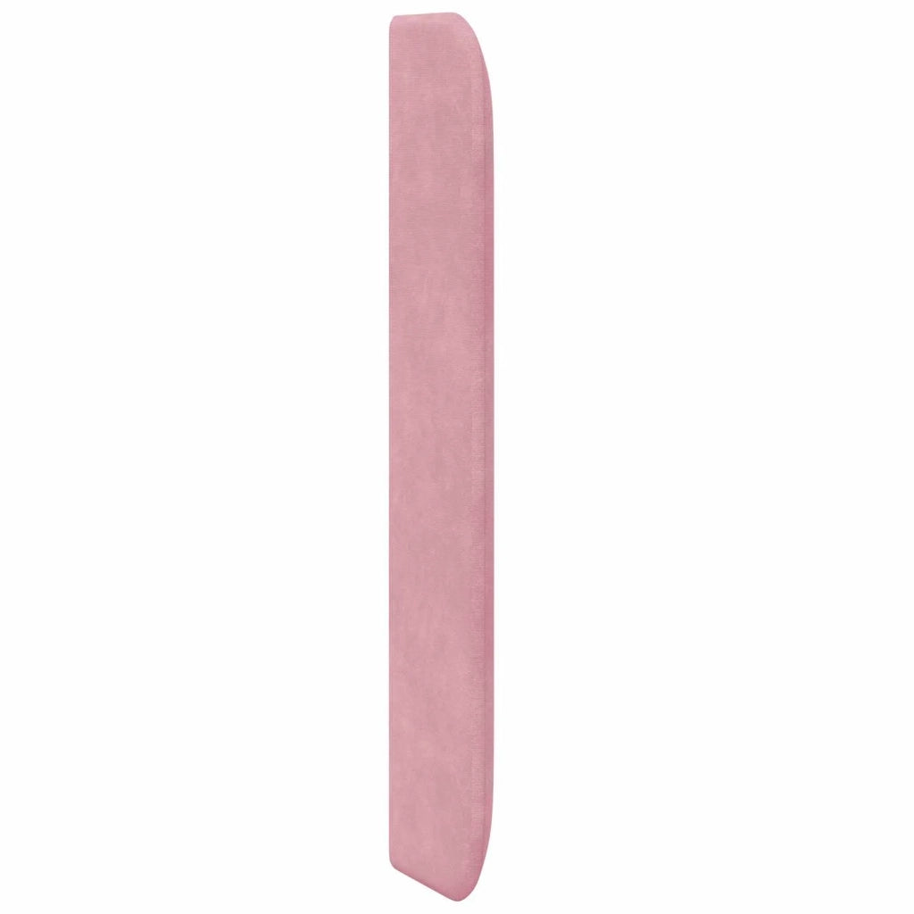 Orecchia della Testata Rosa 80 x 16 x 4 cm Velluto 346615