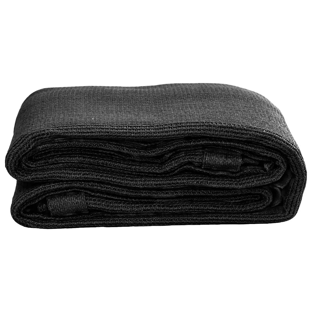 Tappeto da Tenda 250x350 cm Nero 310782