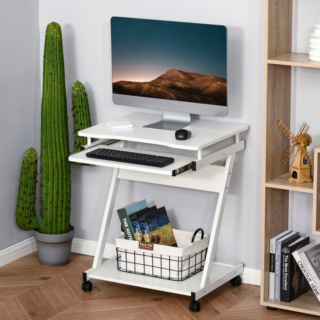 Tavolo da PC ¨C Minimal ¨C Bianco 60x48x73cm